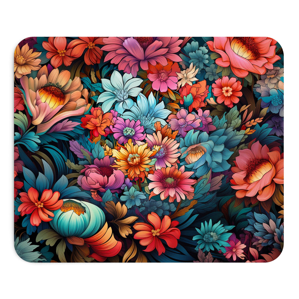 Japanese Flowers Mouse Pad