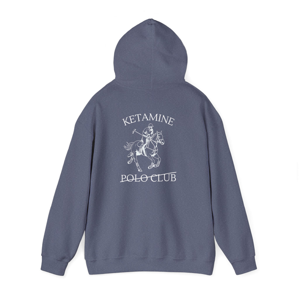 Ketamine Polo Club Hoodie | Dark Skull Rider Graphic