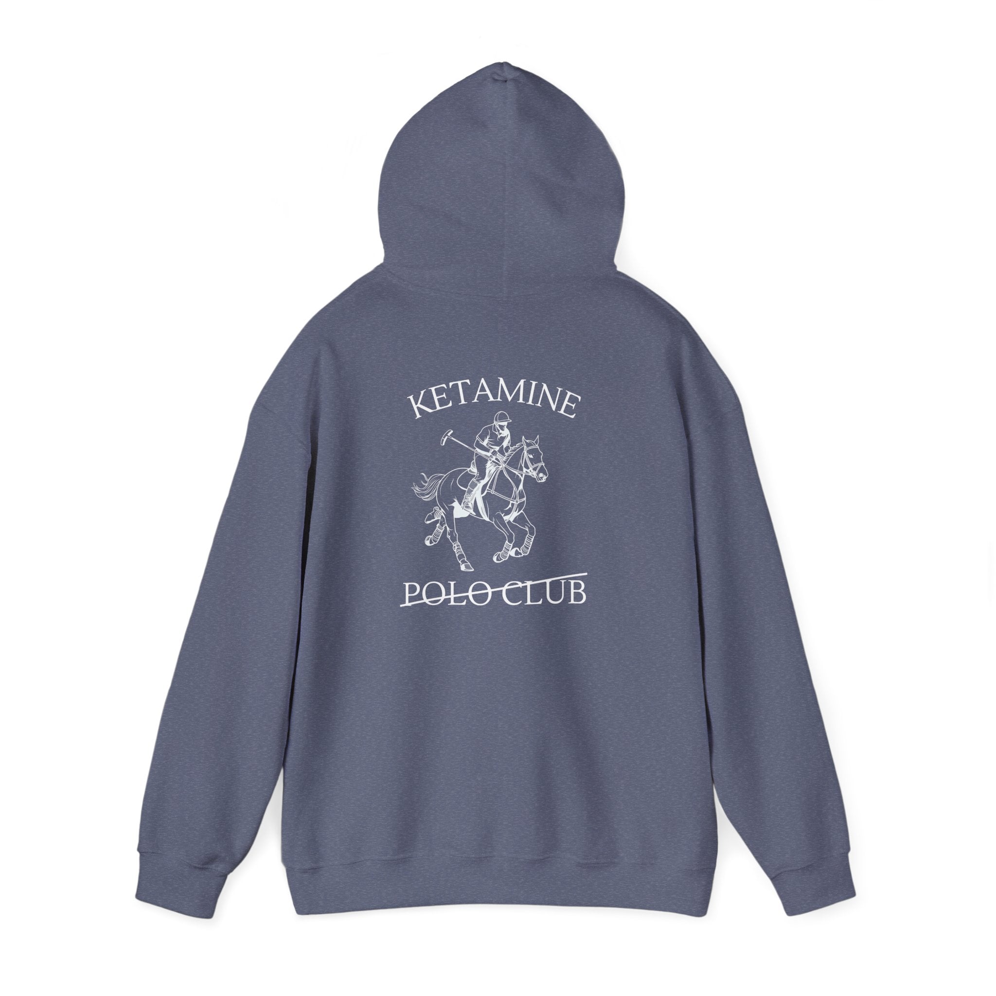 Ketamine Polo Club Hoodie | Dark Skull Rider Graphic