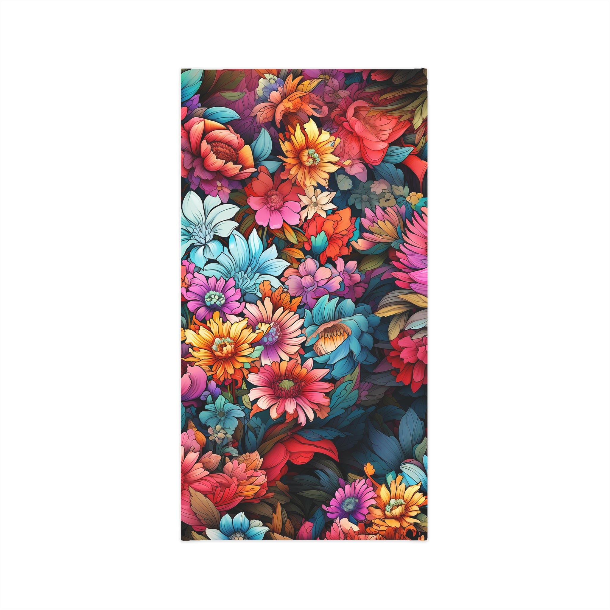 Head Scarf Japanese Flowers