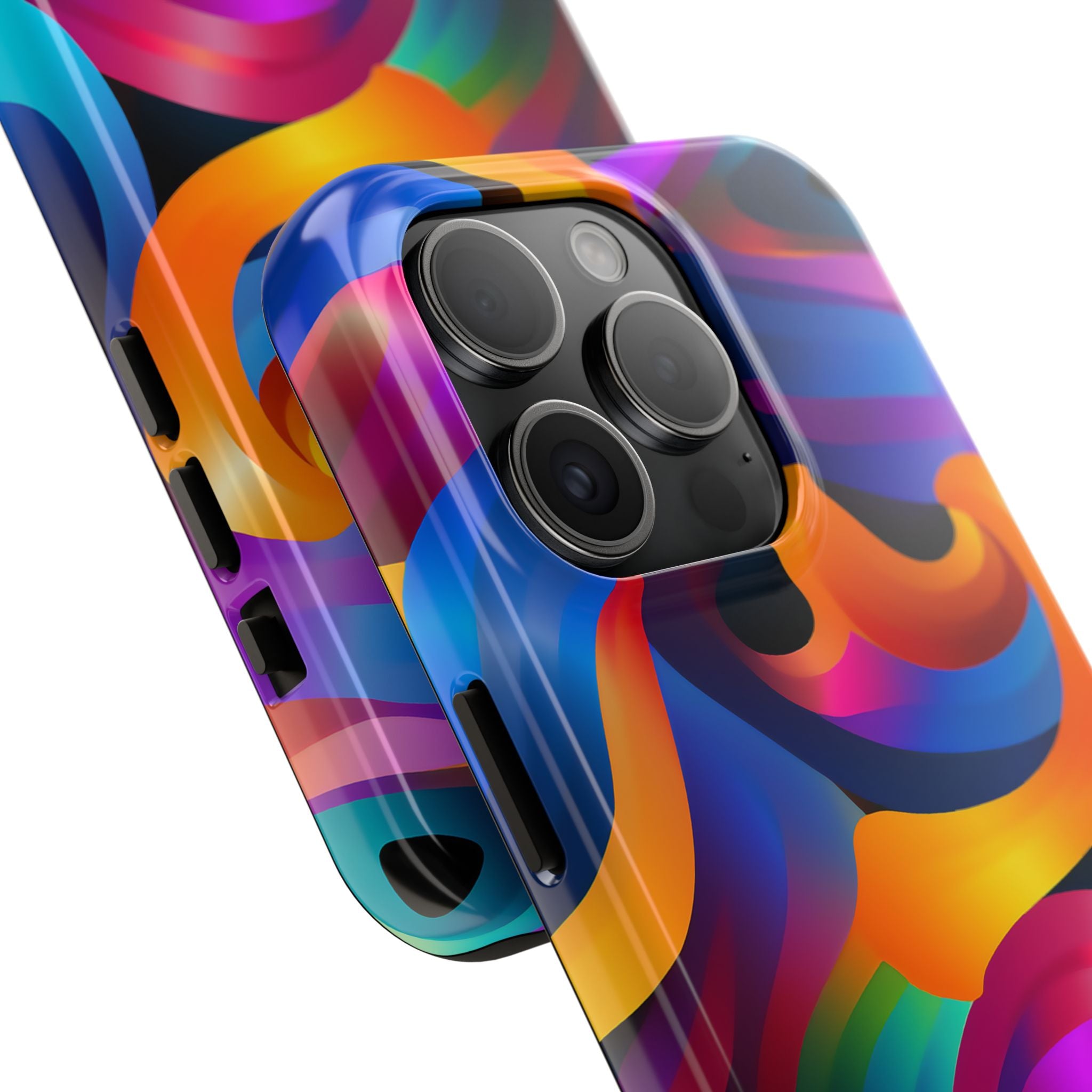 Colorful Waves Phone Case