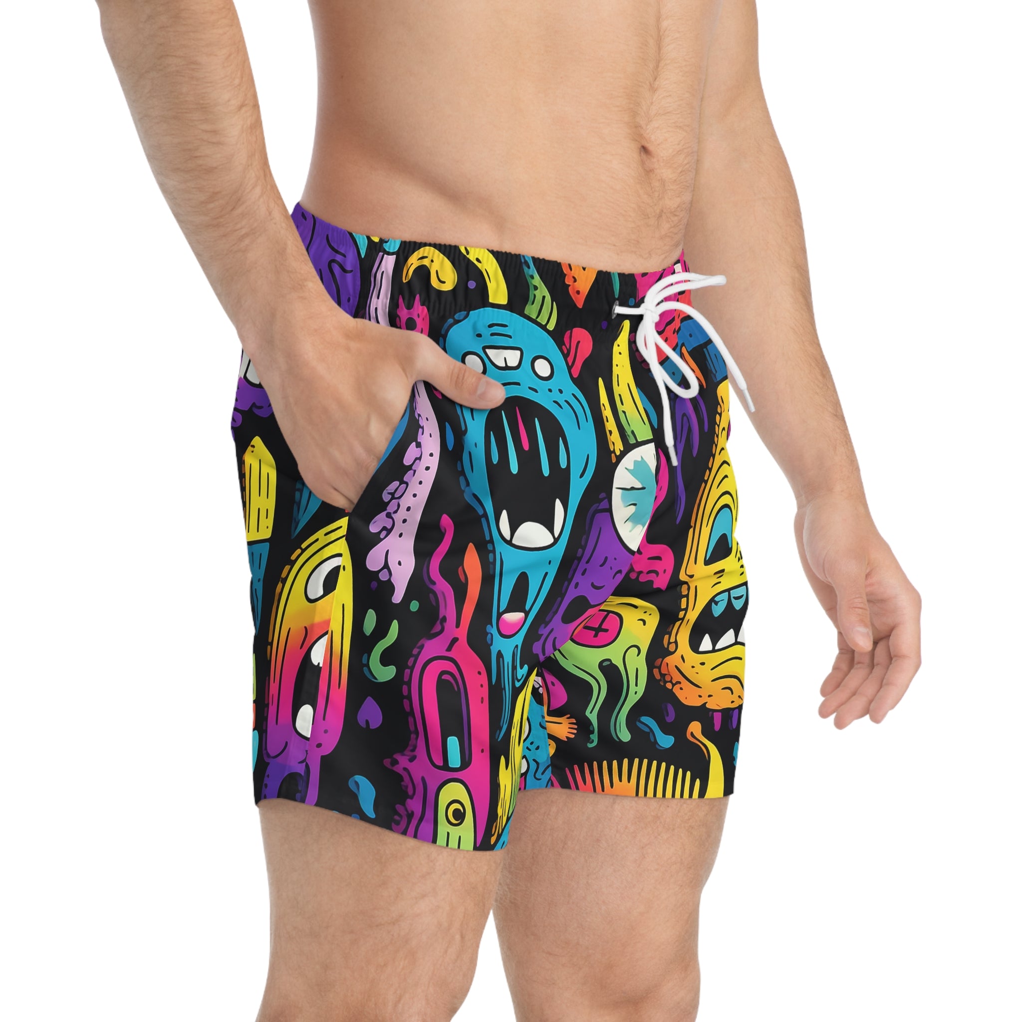 Sumarian Creatures Swim Trunk