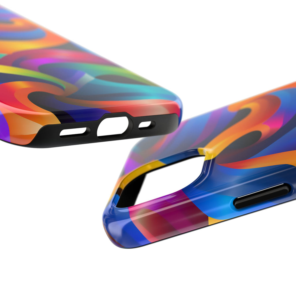 Colorful Waves Phone Case