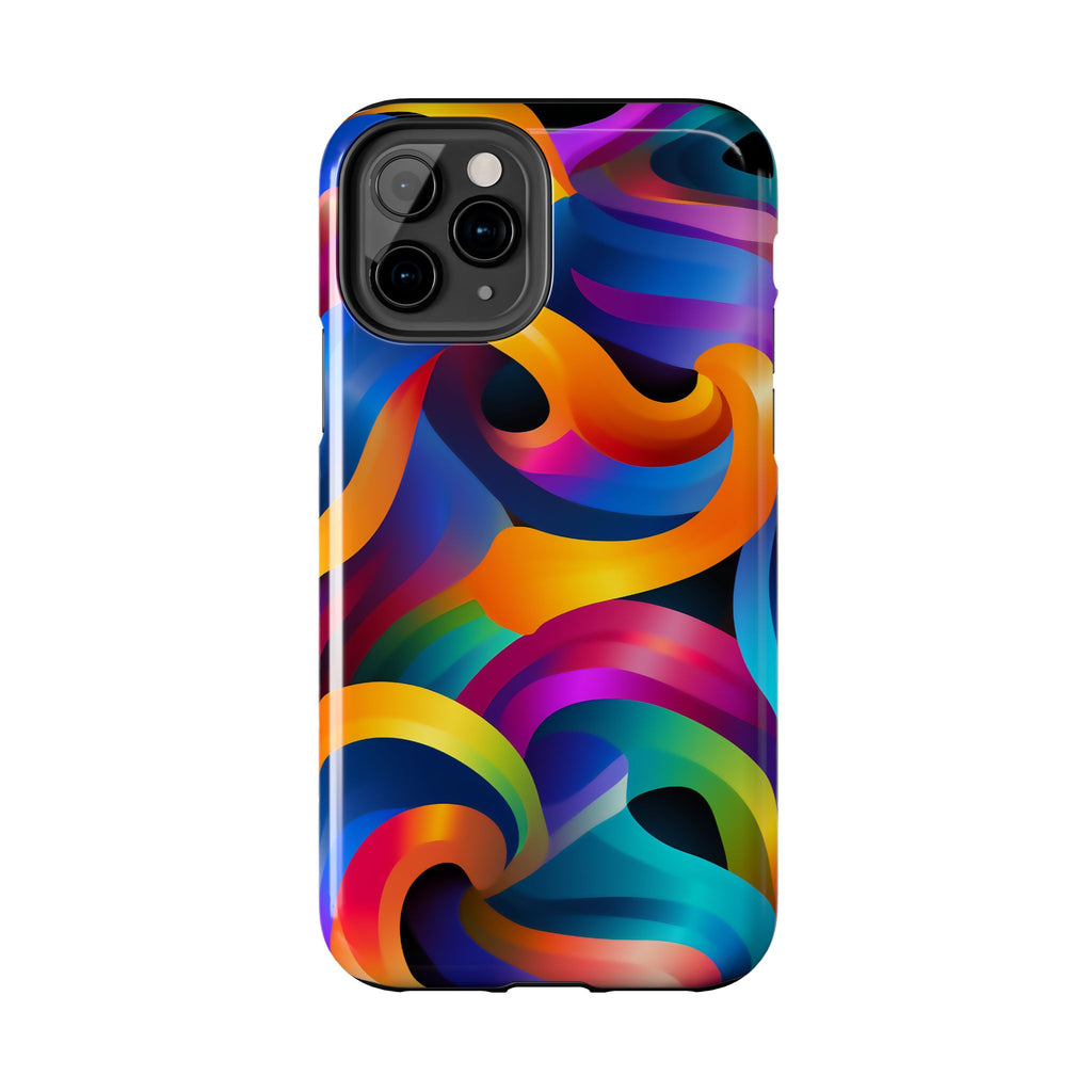 Colorful Waves Phone Case