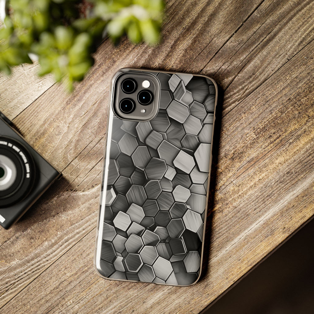 Hexagon BW Phone Case