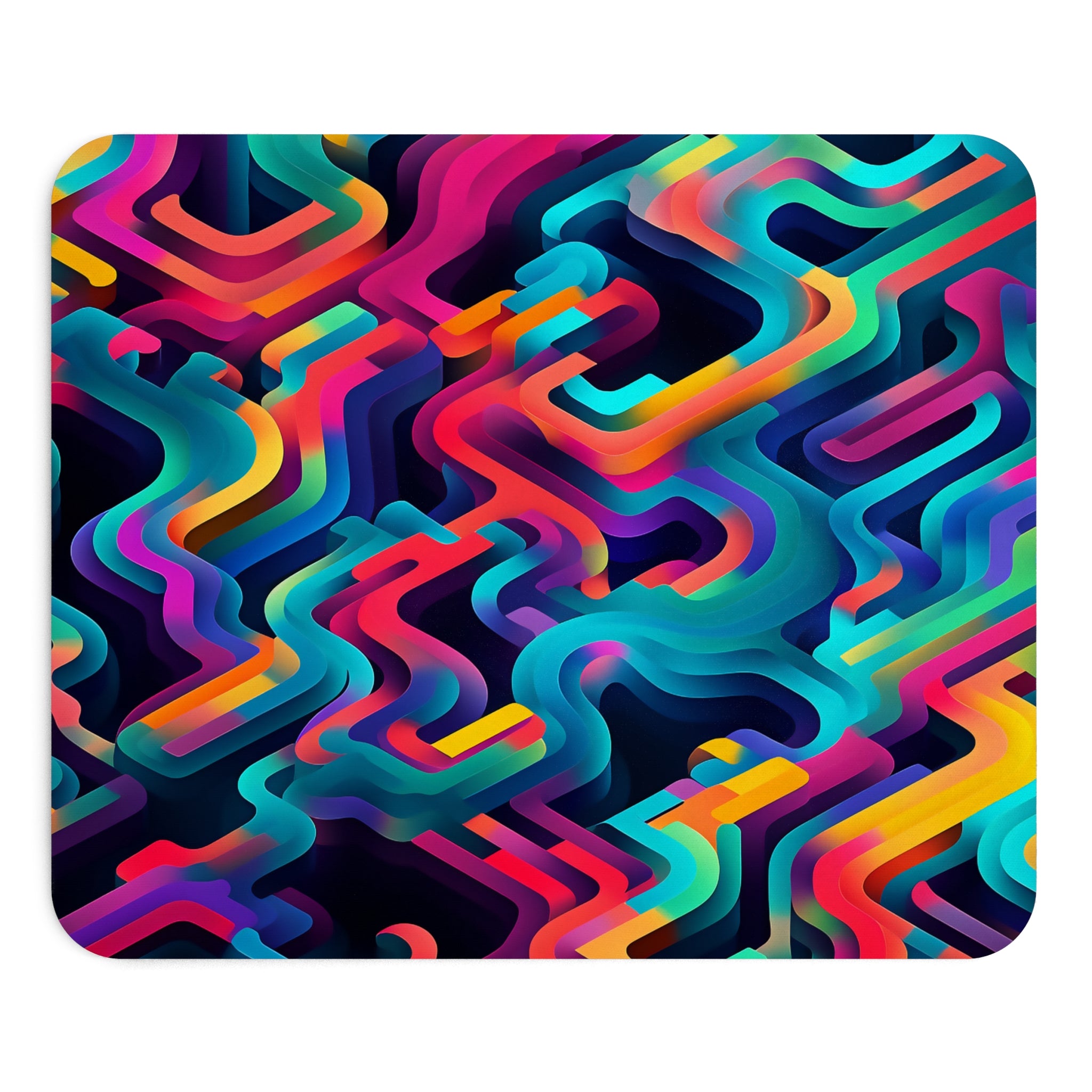 Colorful Snails Mouse Pad