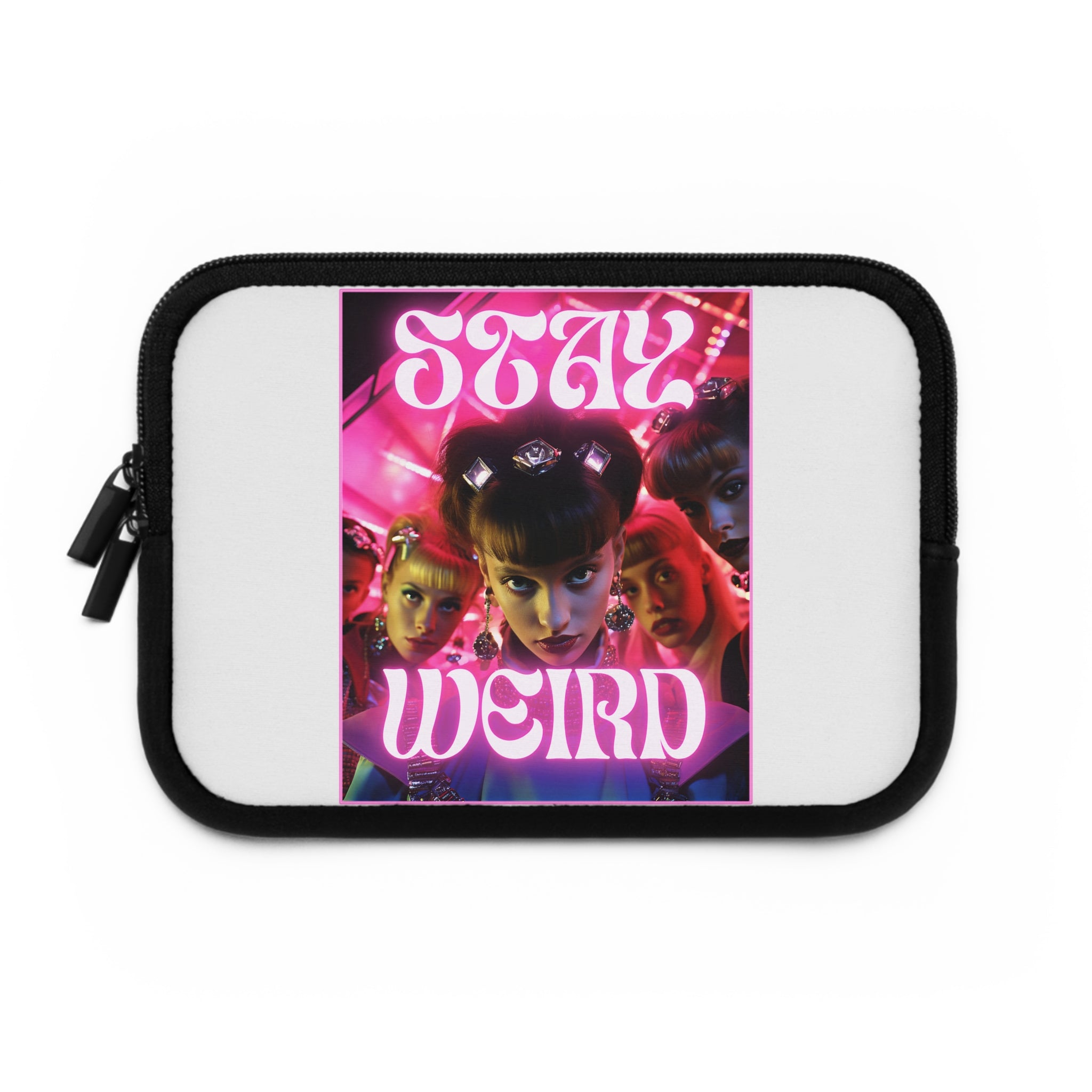Stay Weird laptop sleeve