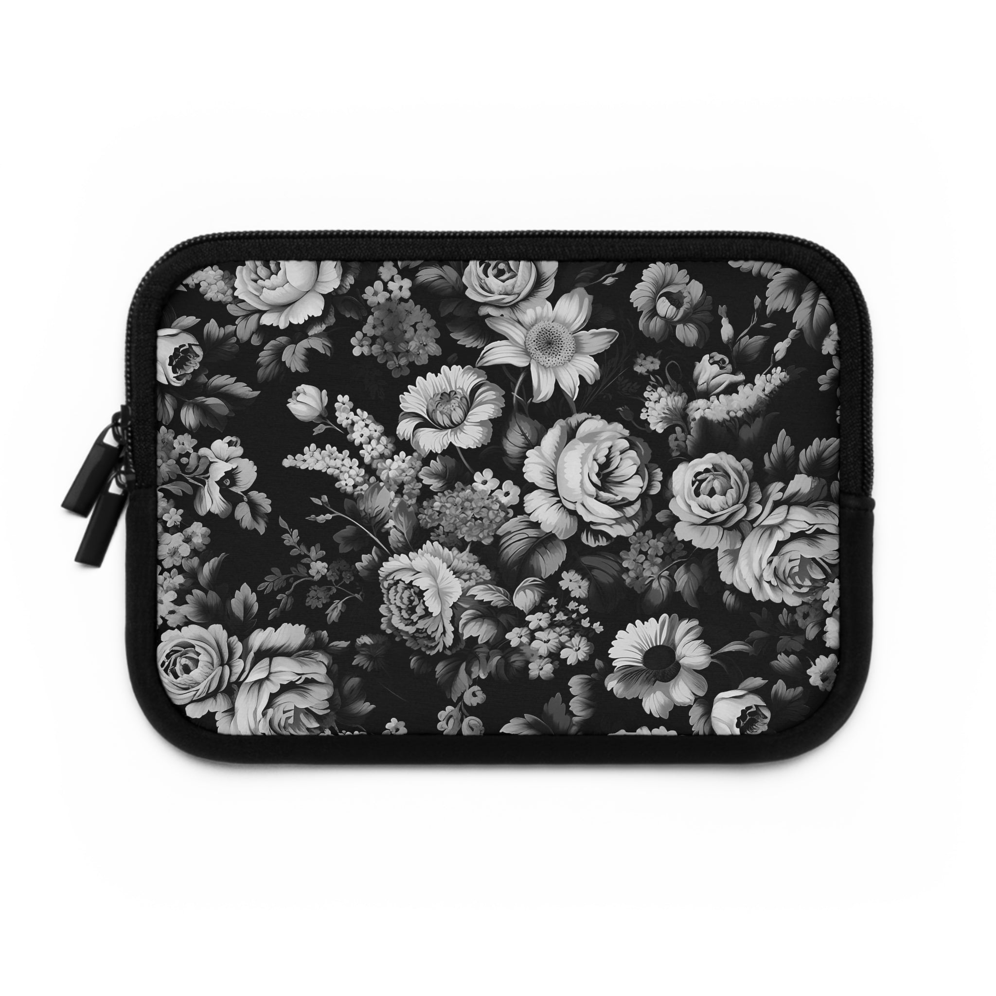 Medival Flowers BW Laptop Sleeve
