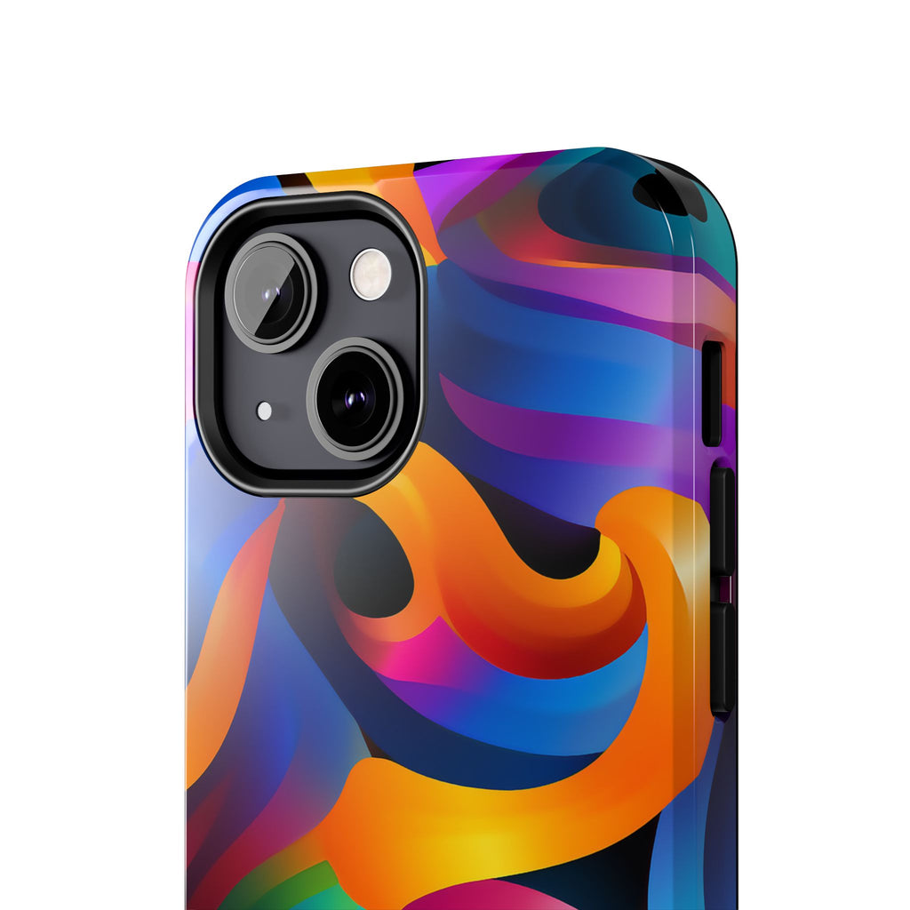 Colorful Waves Phone Case