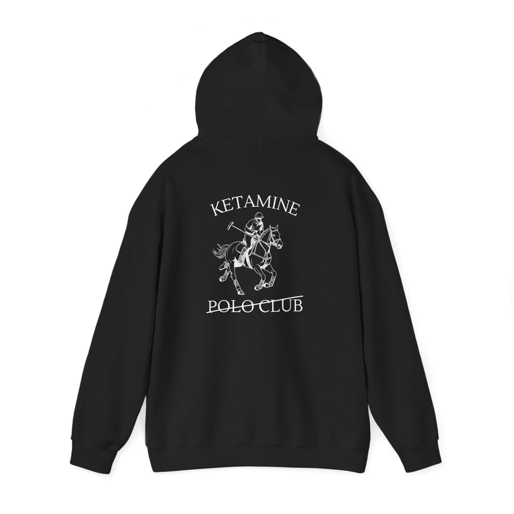 Ketamine Polo Club Hoodie | Dark Skull Rider Graphic