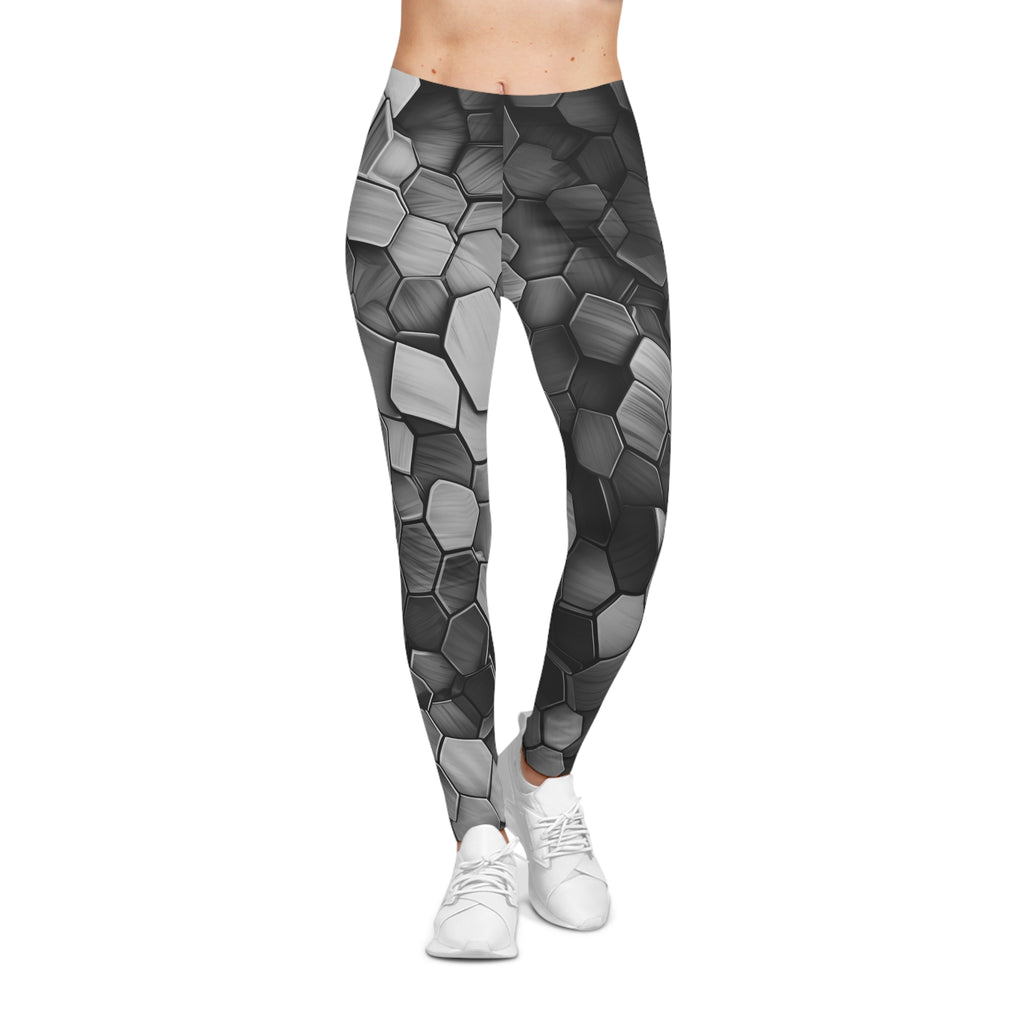 Hexagon BW Leggings