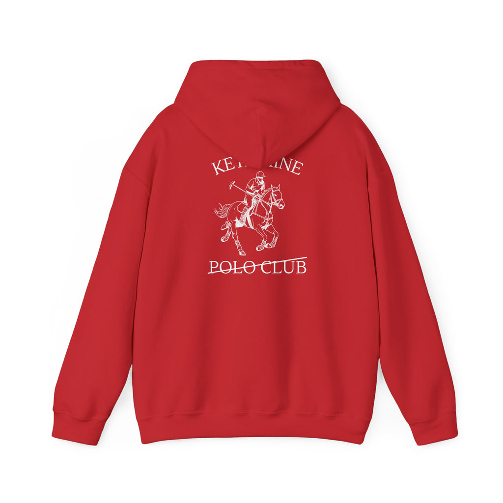 Ketamine Polo Club Hoodie | Dark Skull Rider Graphic