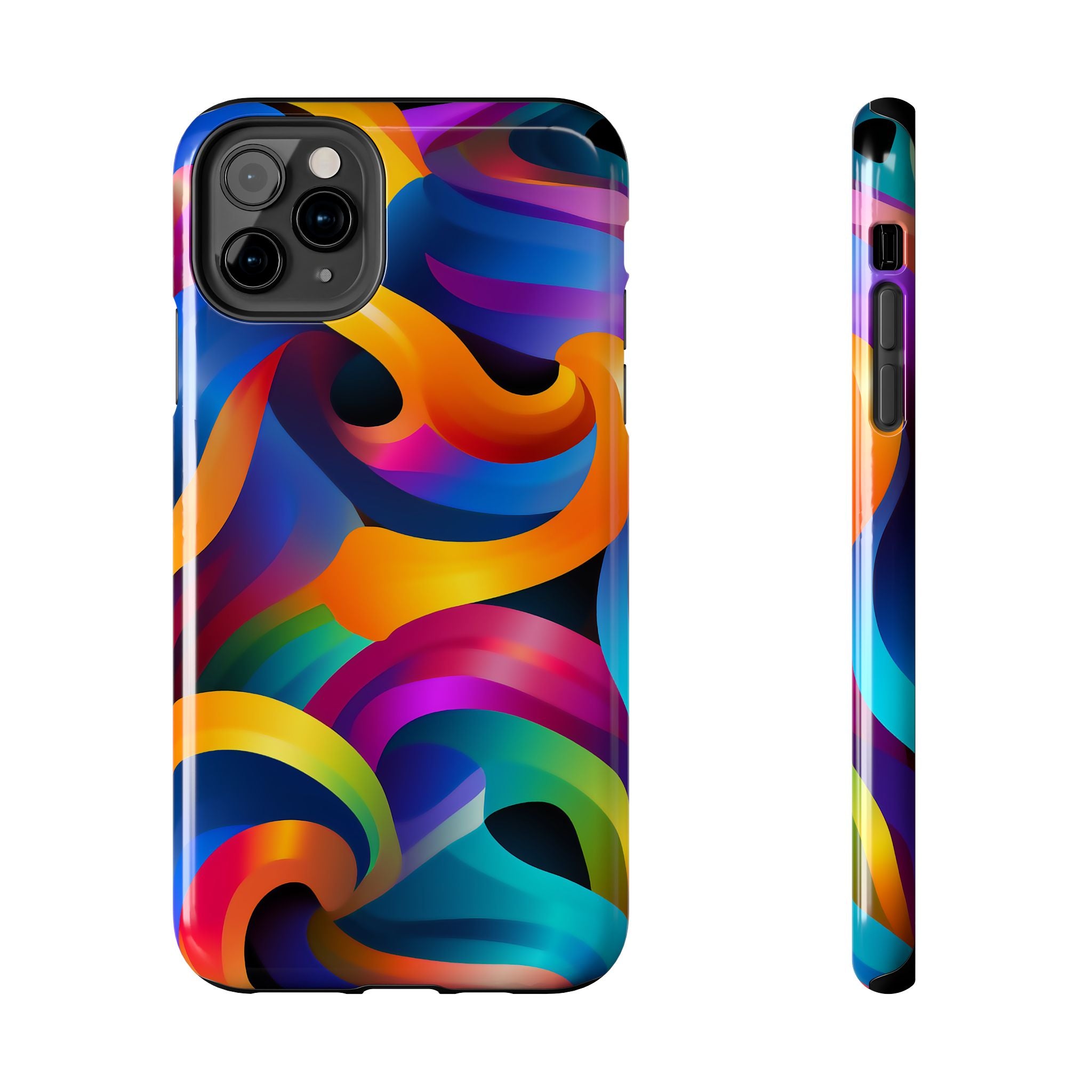 Colorful Waves Phone Case