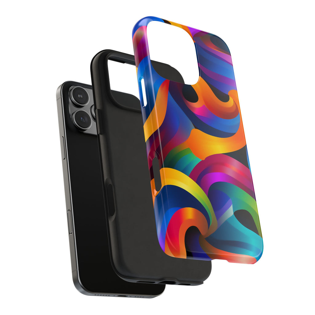 Colorful Waves Phone Case