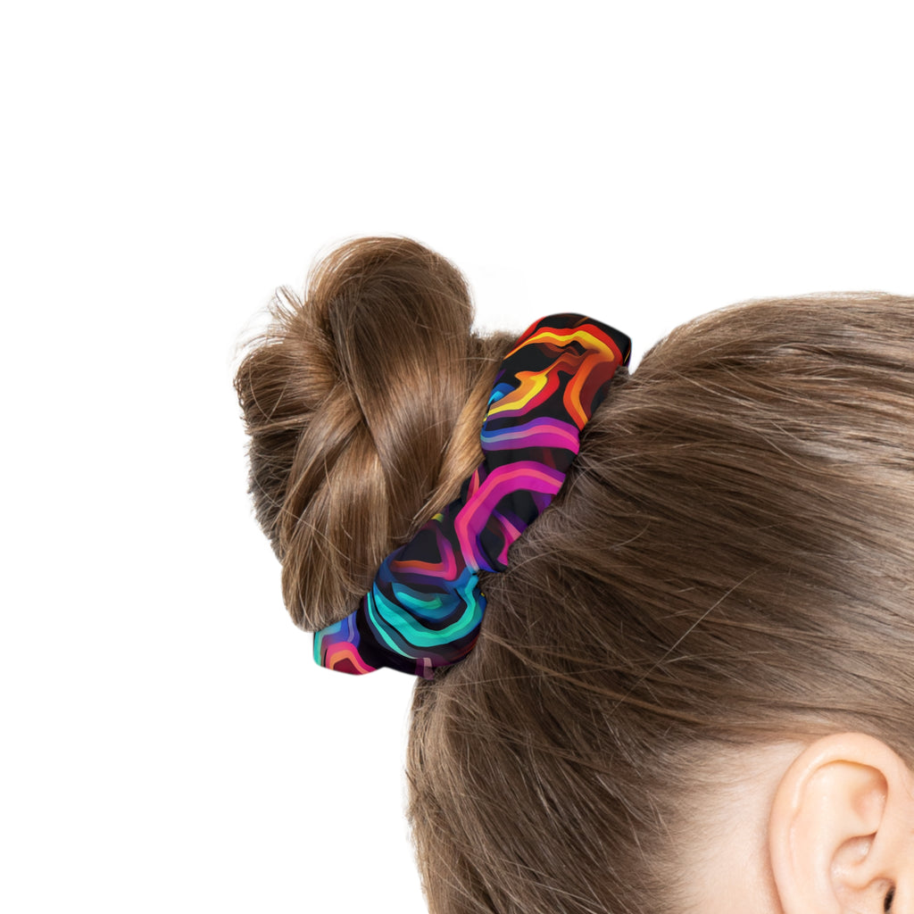 Psychedelic Labyrinth Scruchie
