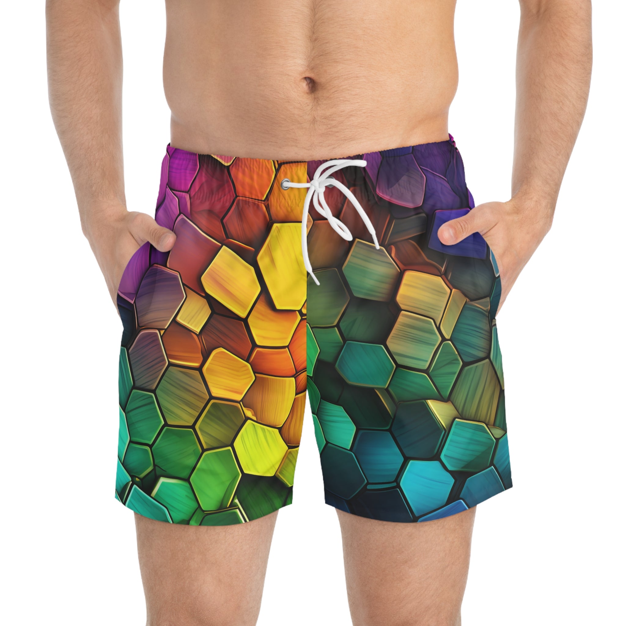 Hexagon Swim Trunk
