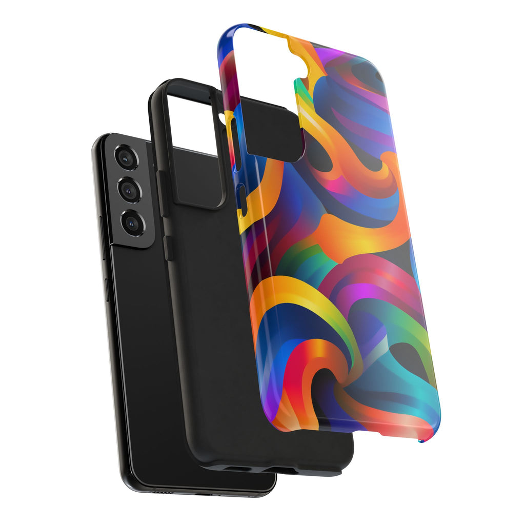 Colorful Waves Phone Case