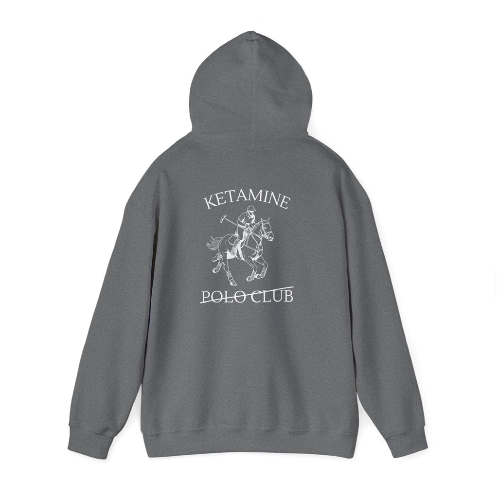 Ketamine Polo Club Hoodie | Dark Skull Rider Graphic