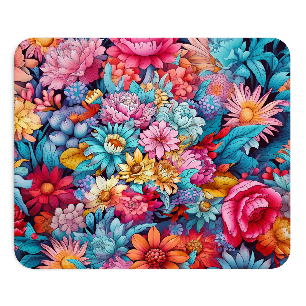 Japanese Flowers Mouse Pad
