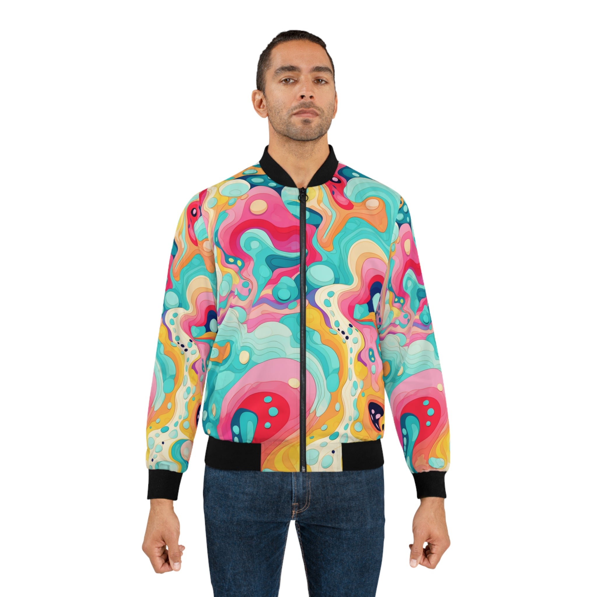 Pssy Watercolor Bomber
