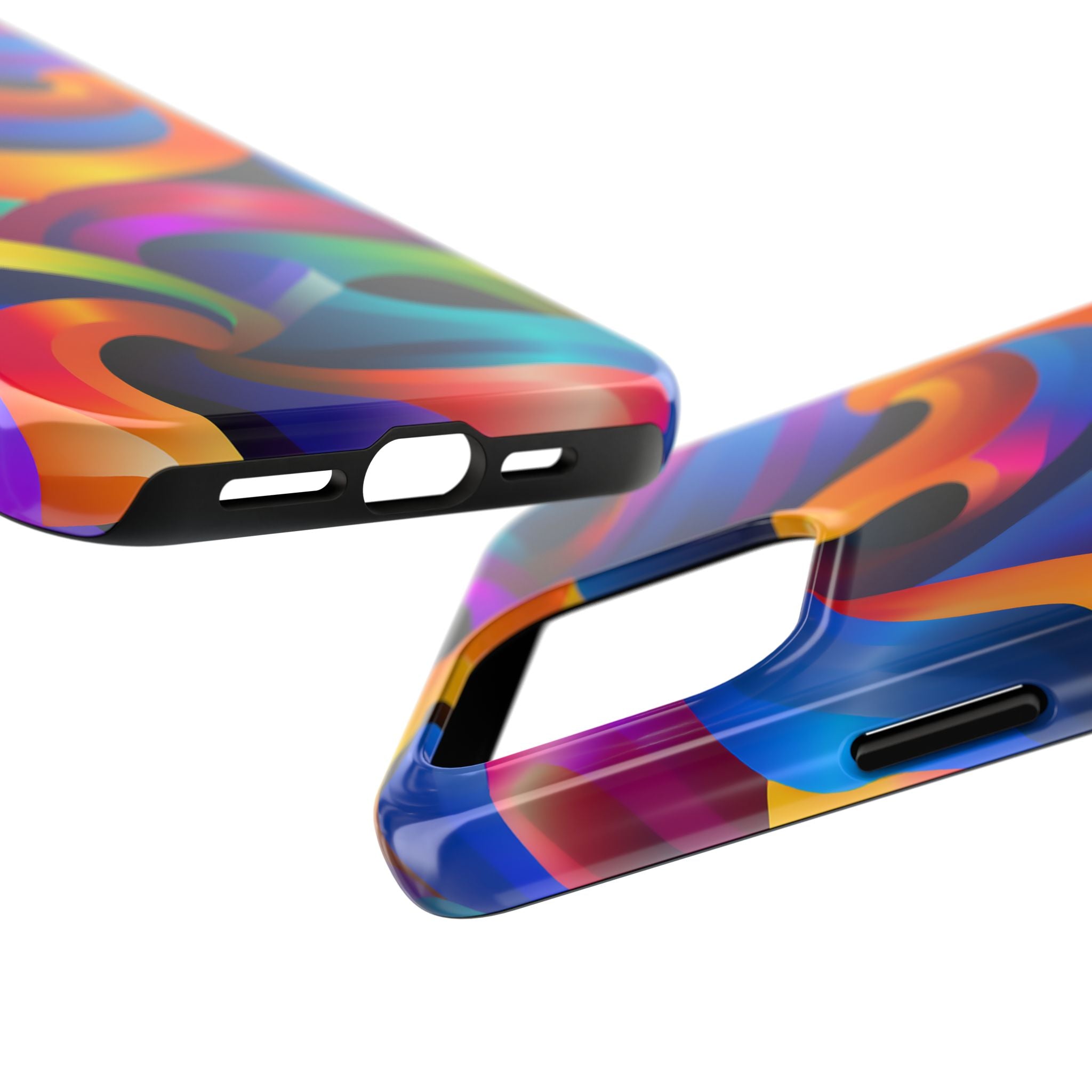 Colorful Waves Phone Case