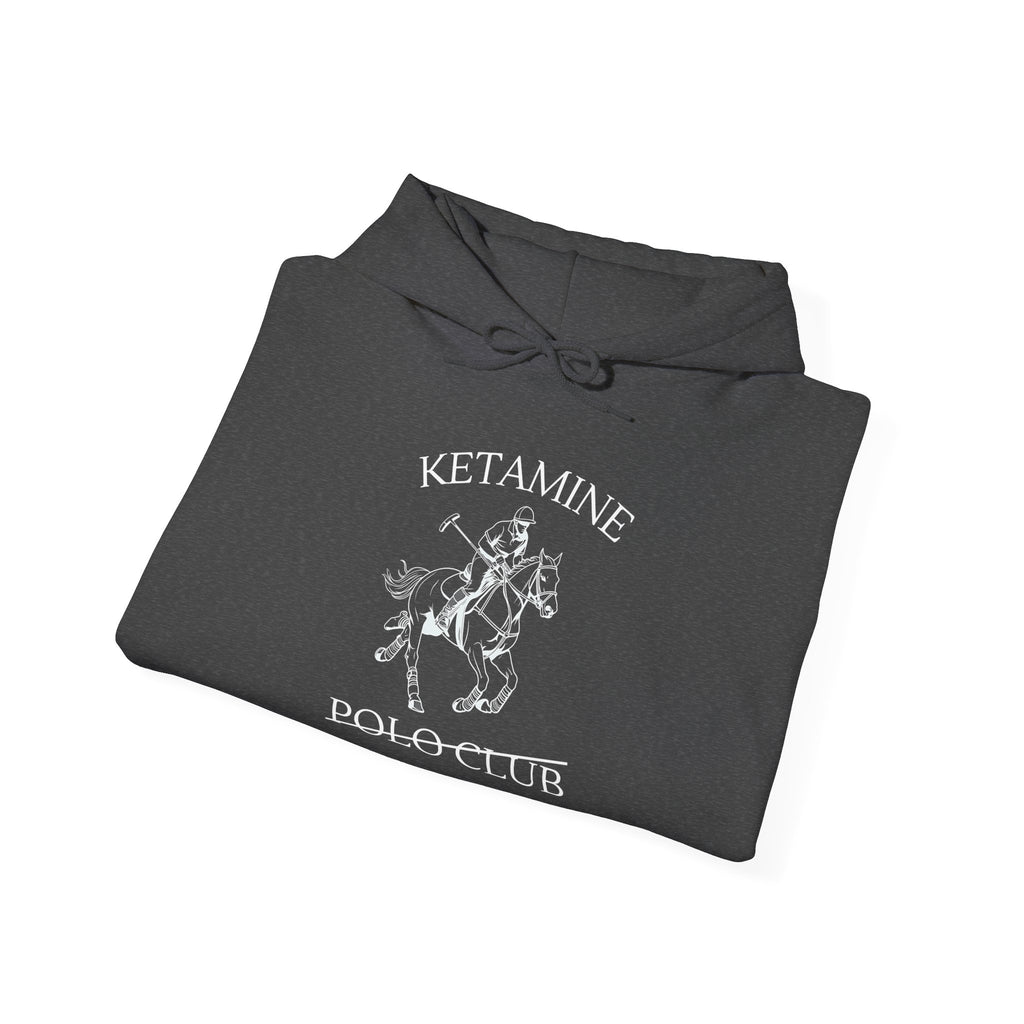Ketamine Polo Club Hoodie | Dark Skull Rider Graphic