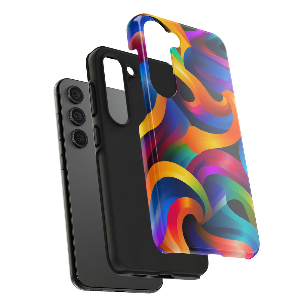 Colorful Waves Phone Case