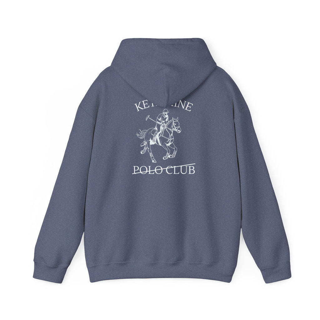 Ketamine Polo Club Hoodie | Dark Skull Rider Graphic