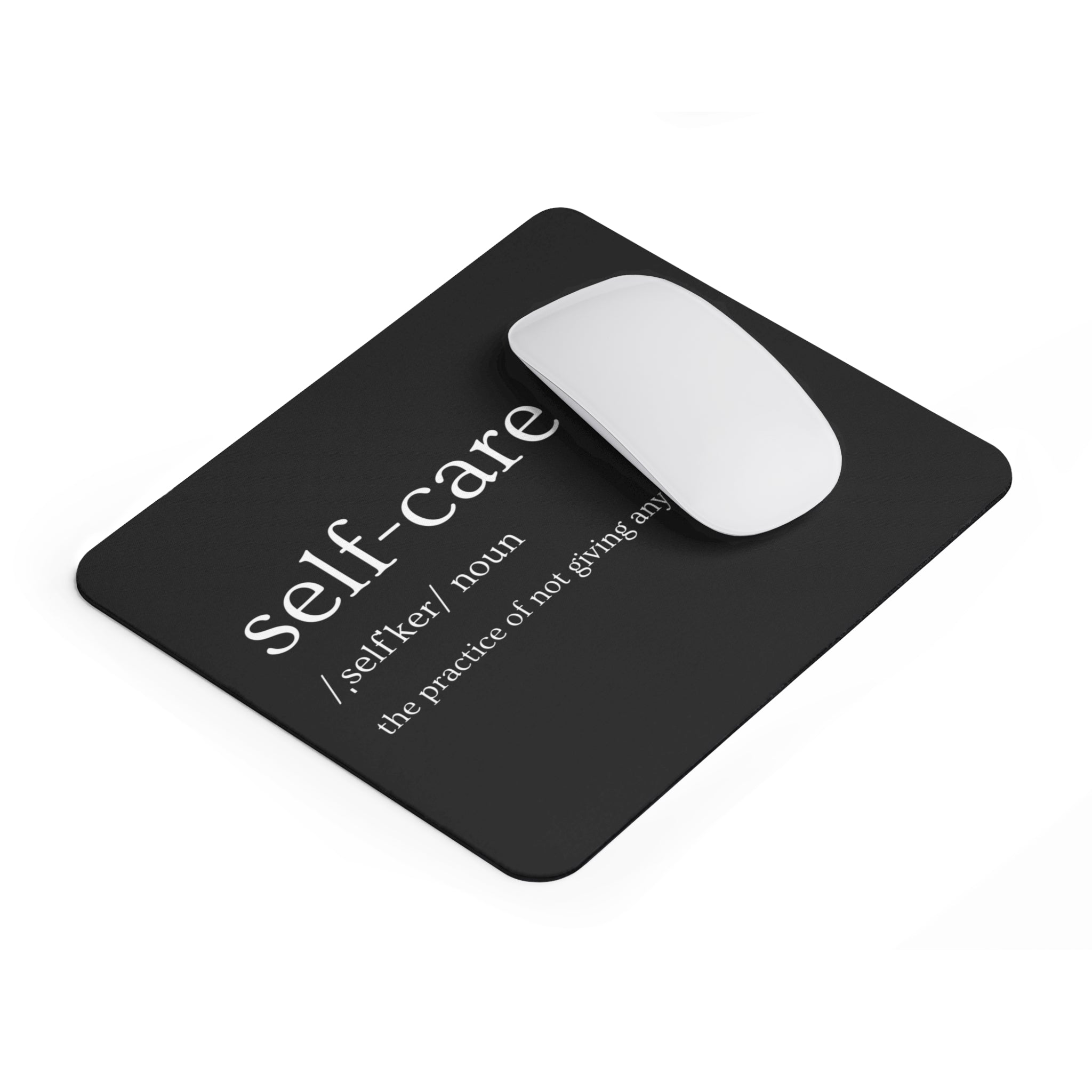 self-care mouse pad