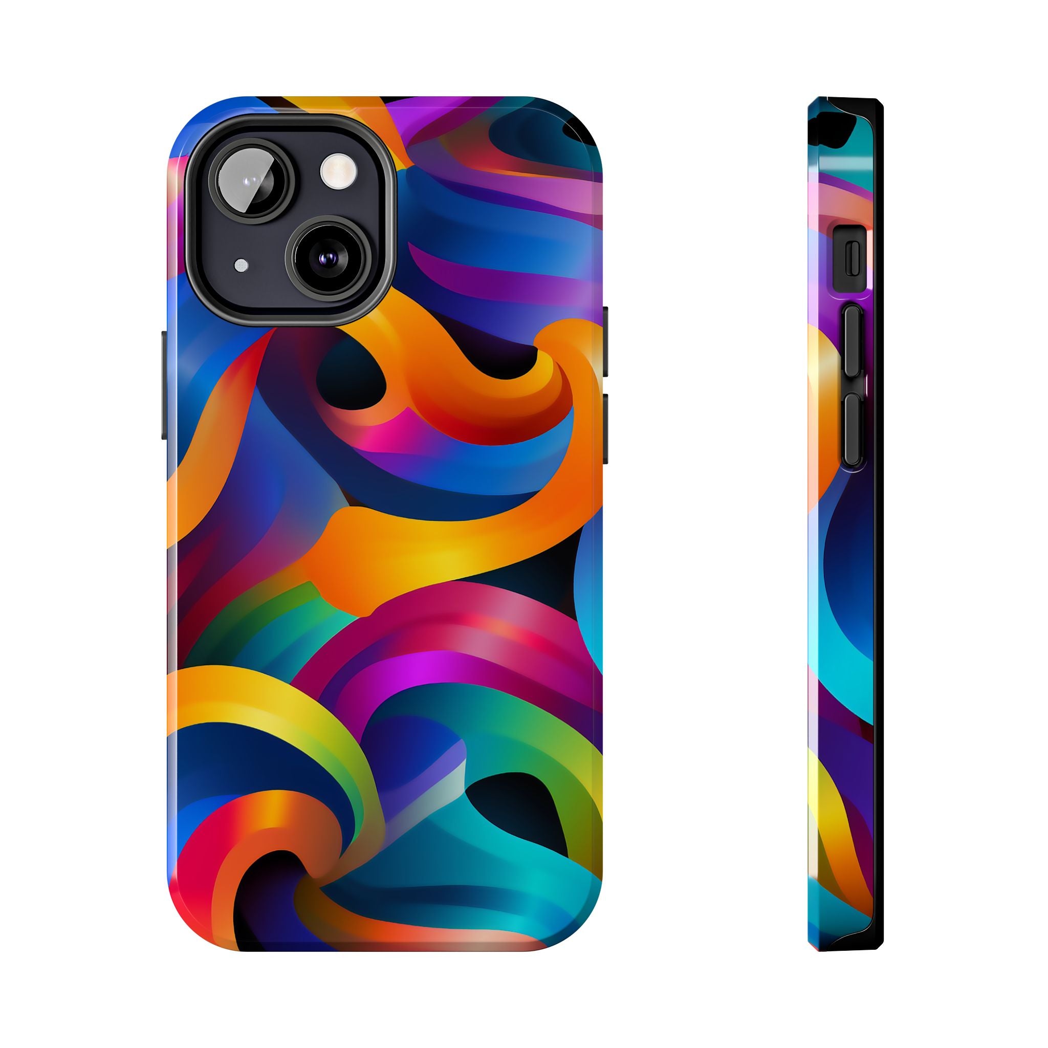Colorful Waves Phone Case