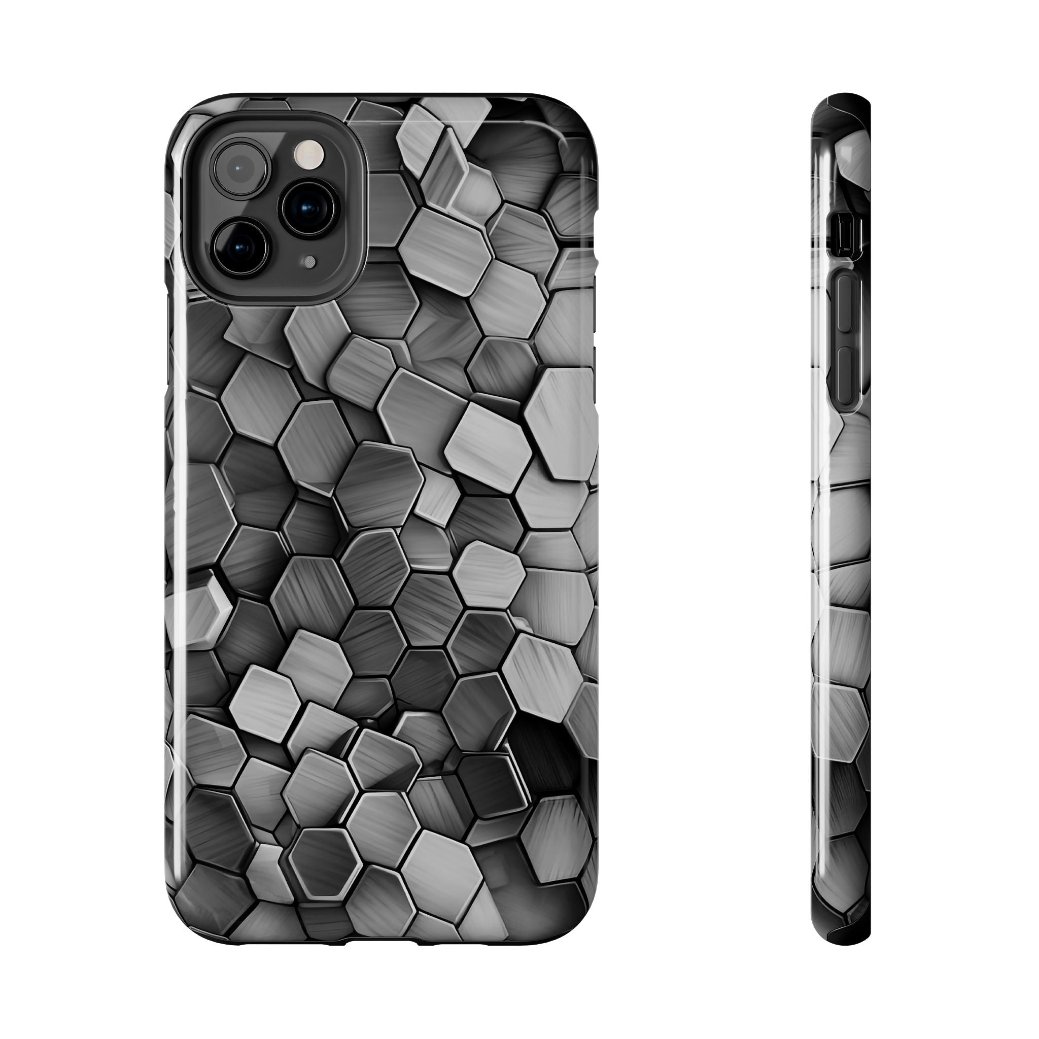 Hexagon BW Phone Case