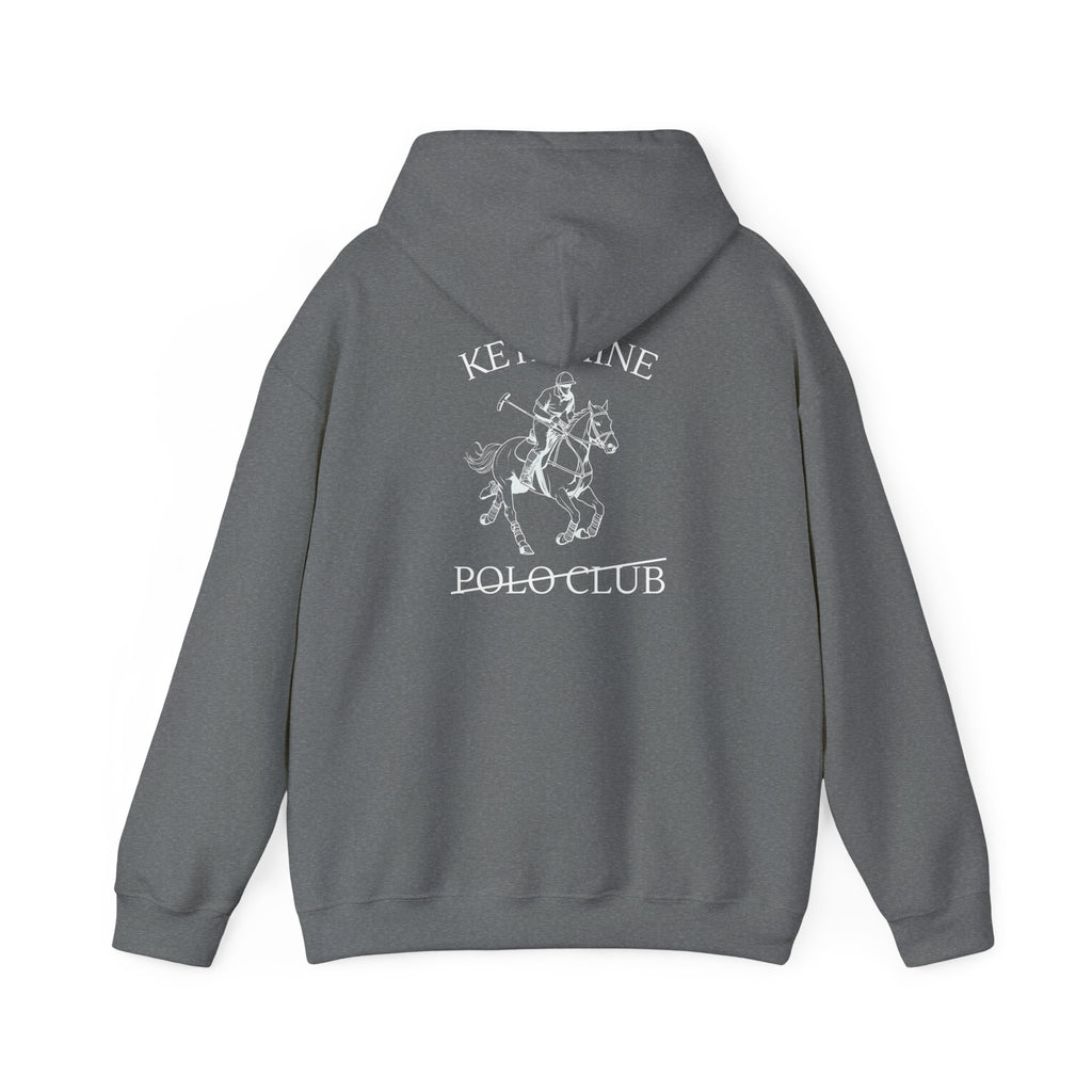 Ketamine Polo Club Hoodie | Dark Skull Rider Graphic