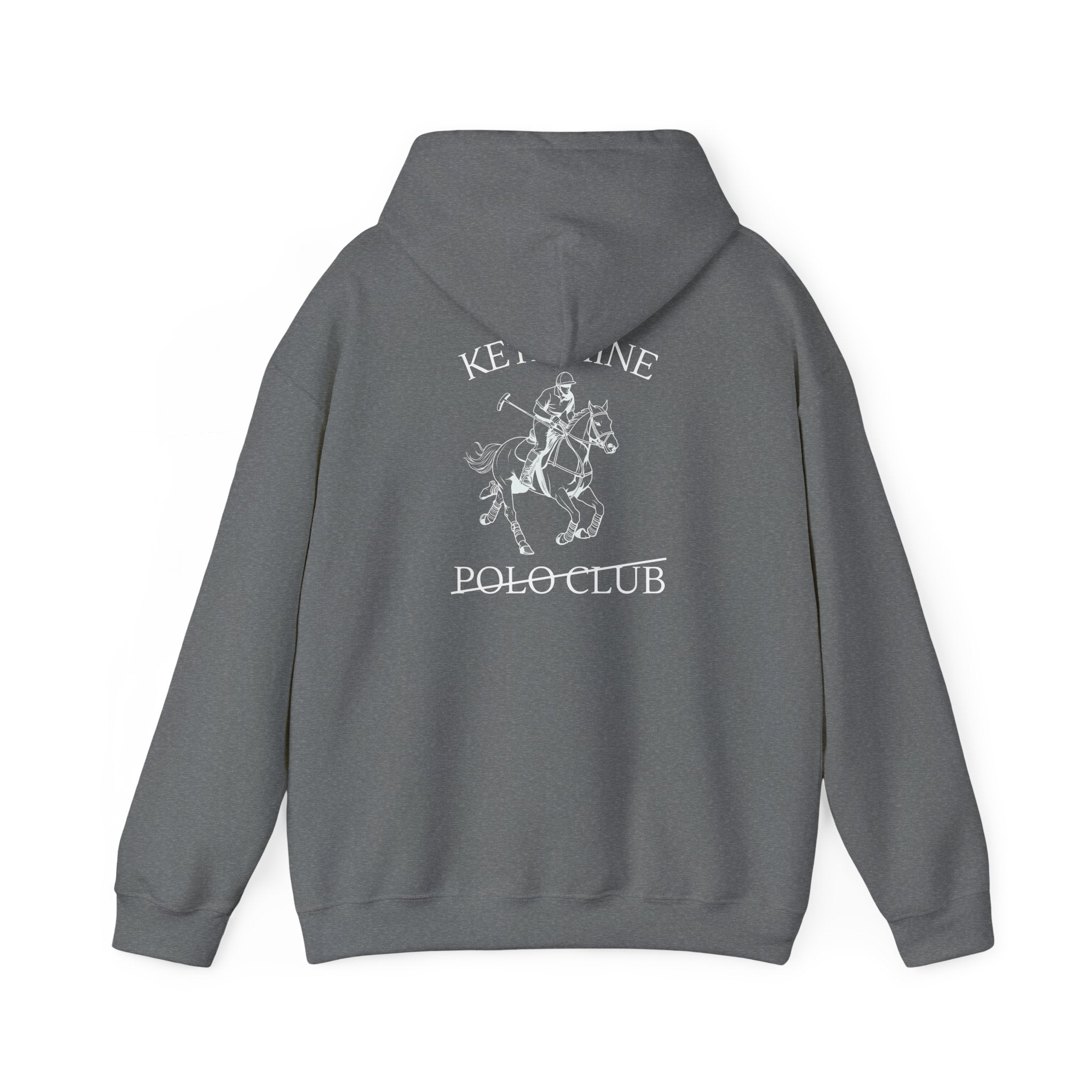 Ketamine Polo Club Hoodie | Dark Skull Rider Graphic