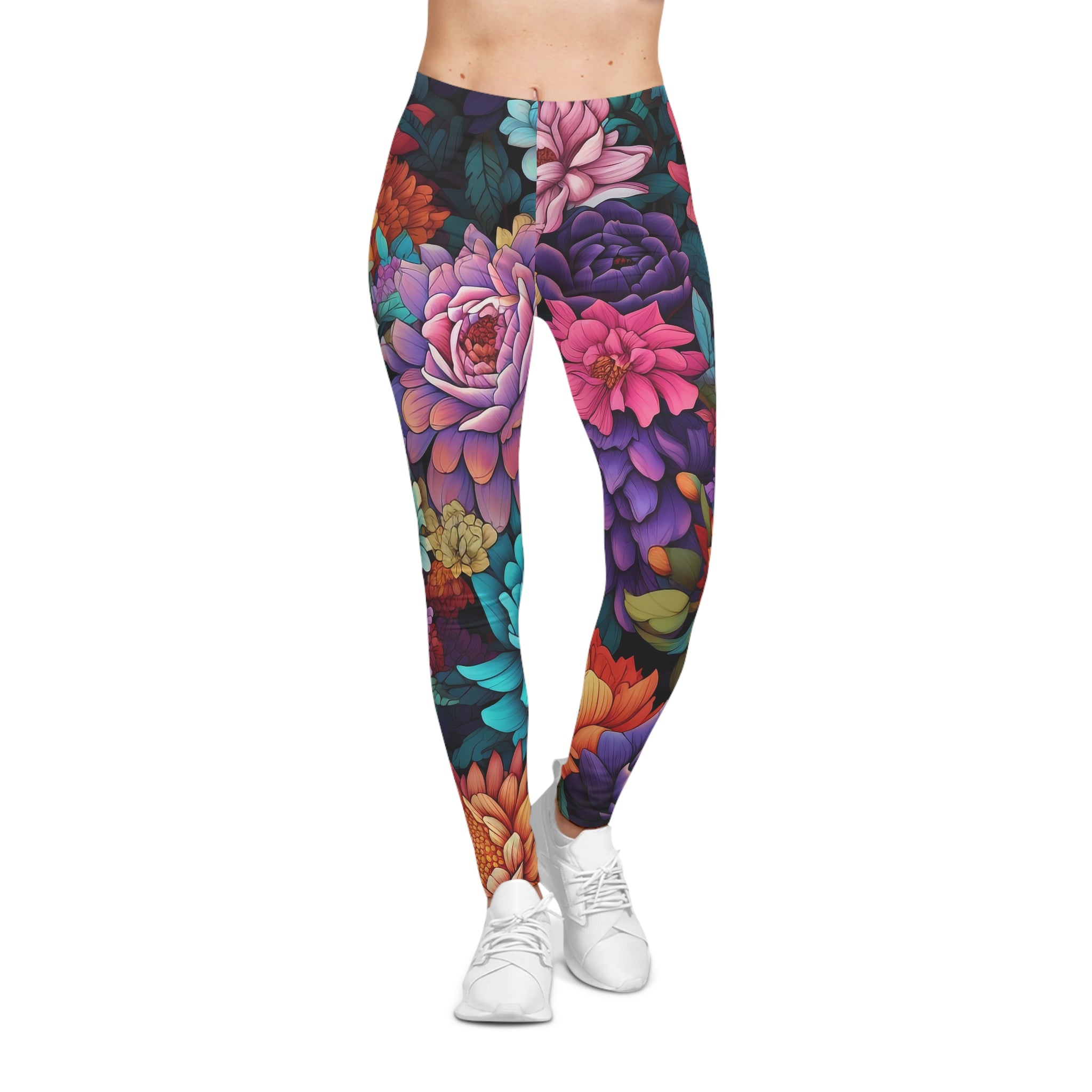 Japanese Flowers Leggings