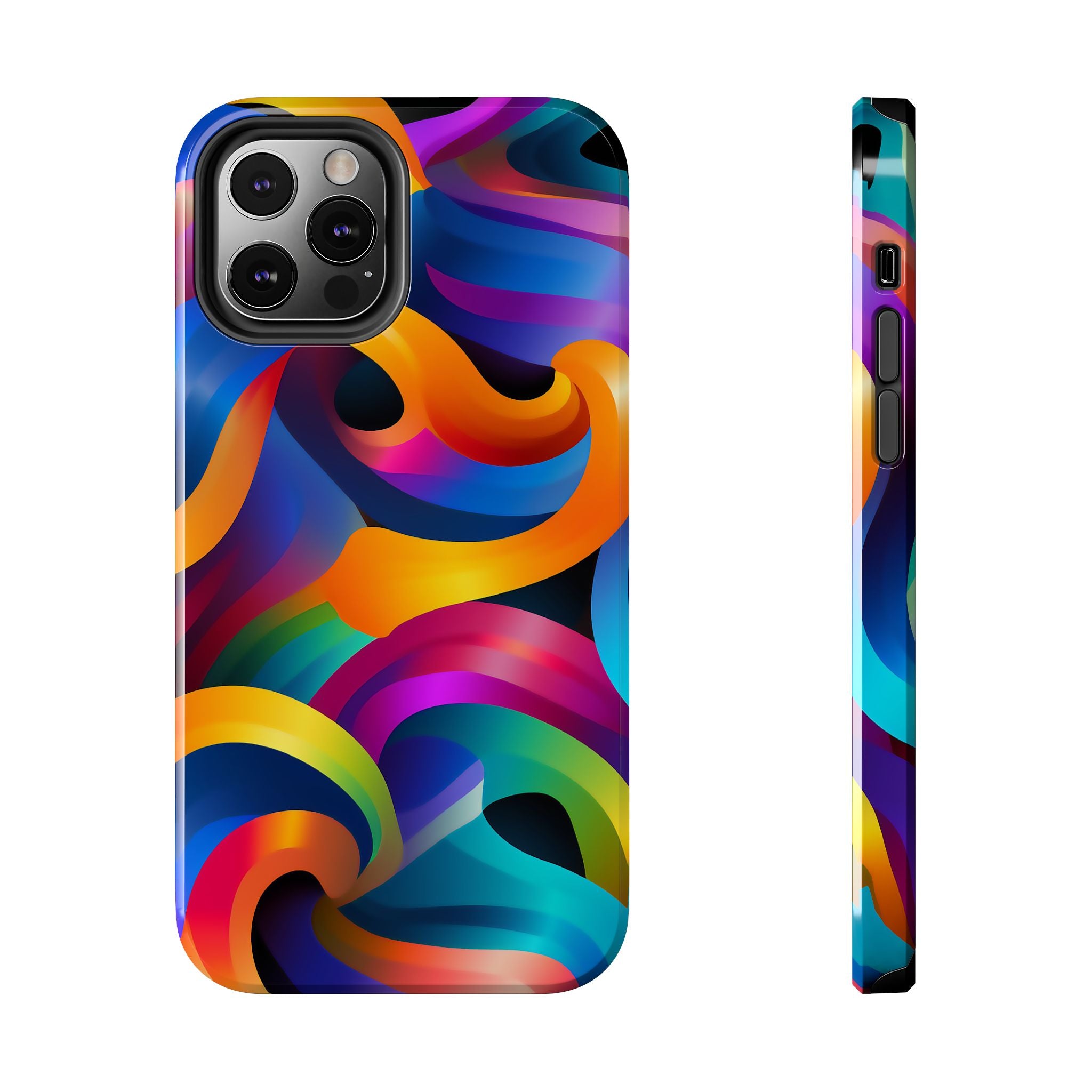 Colorful Waves Phone Case