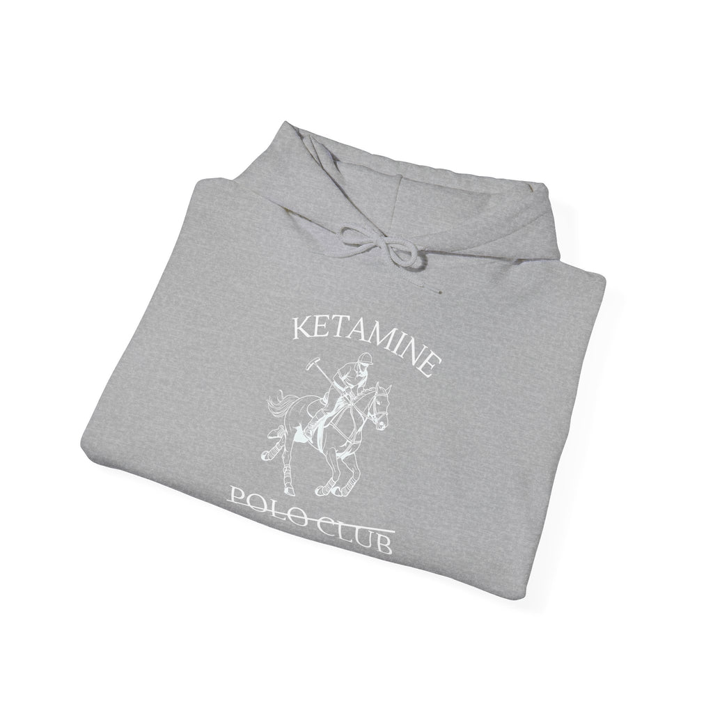 Ketamine Polo Club Hoodie | Dark Skull Rider Graphic