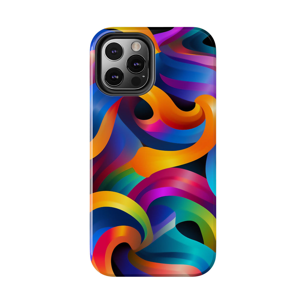 Colorful Waves Phone Case