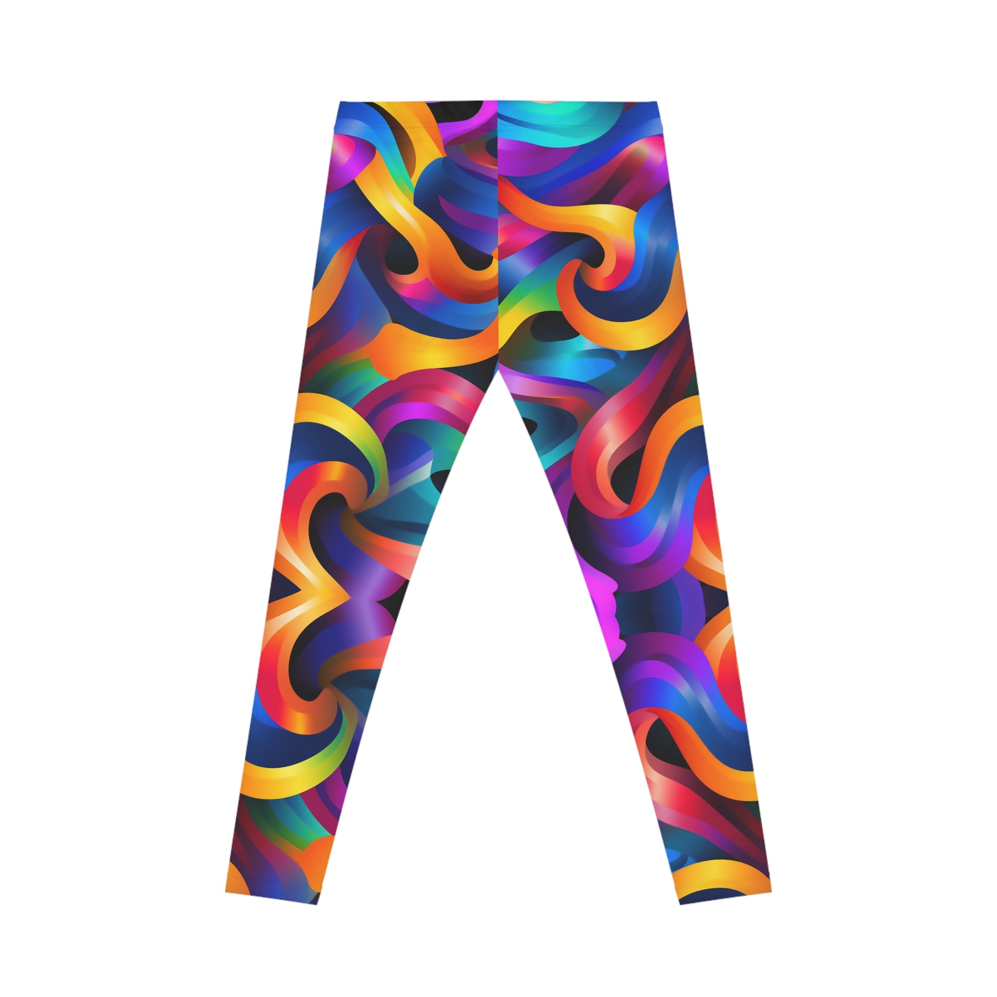 Colorful Waves Leggings