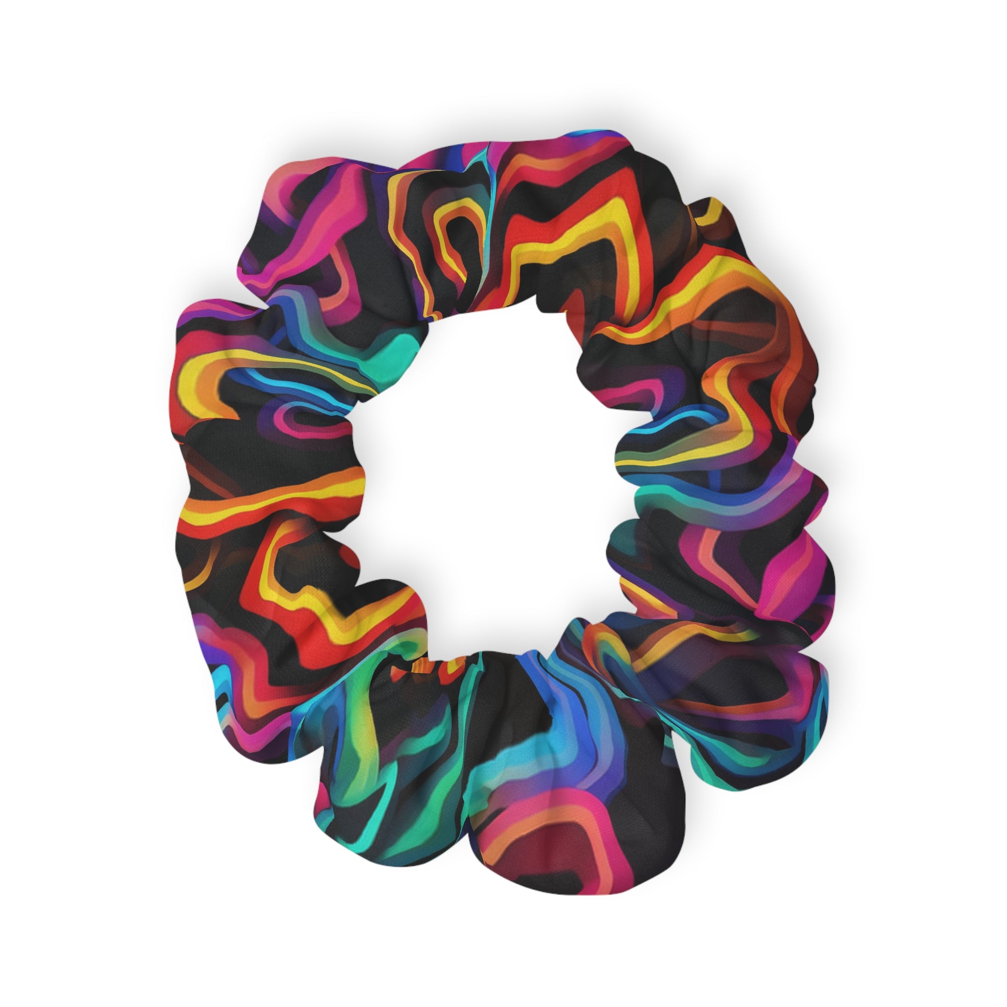 Psychedelic Labyrinth Scruchie