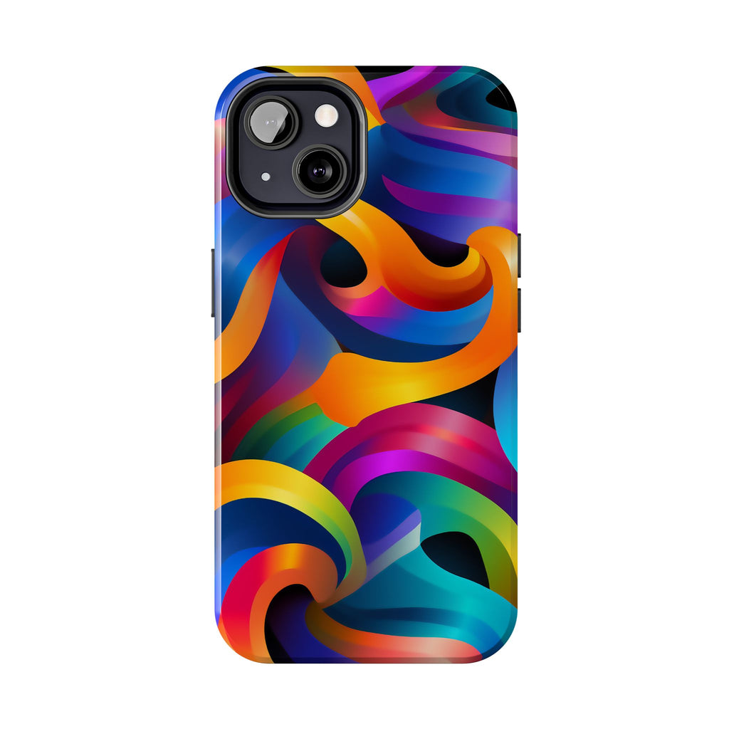 Colorful Waves Phone Case