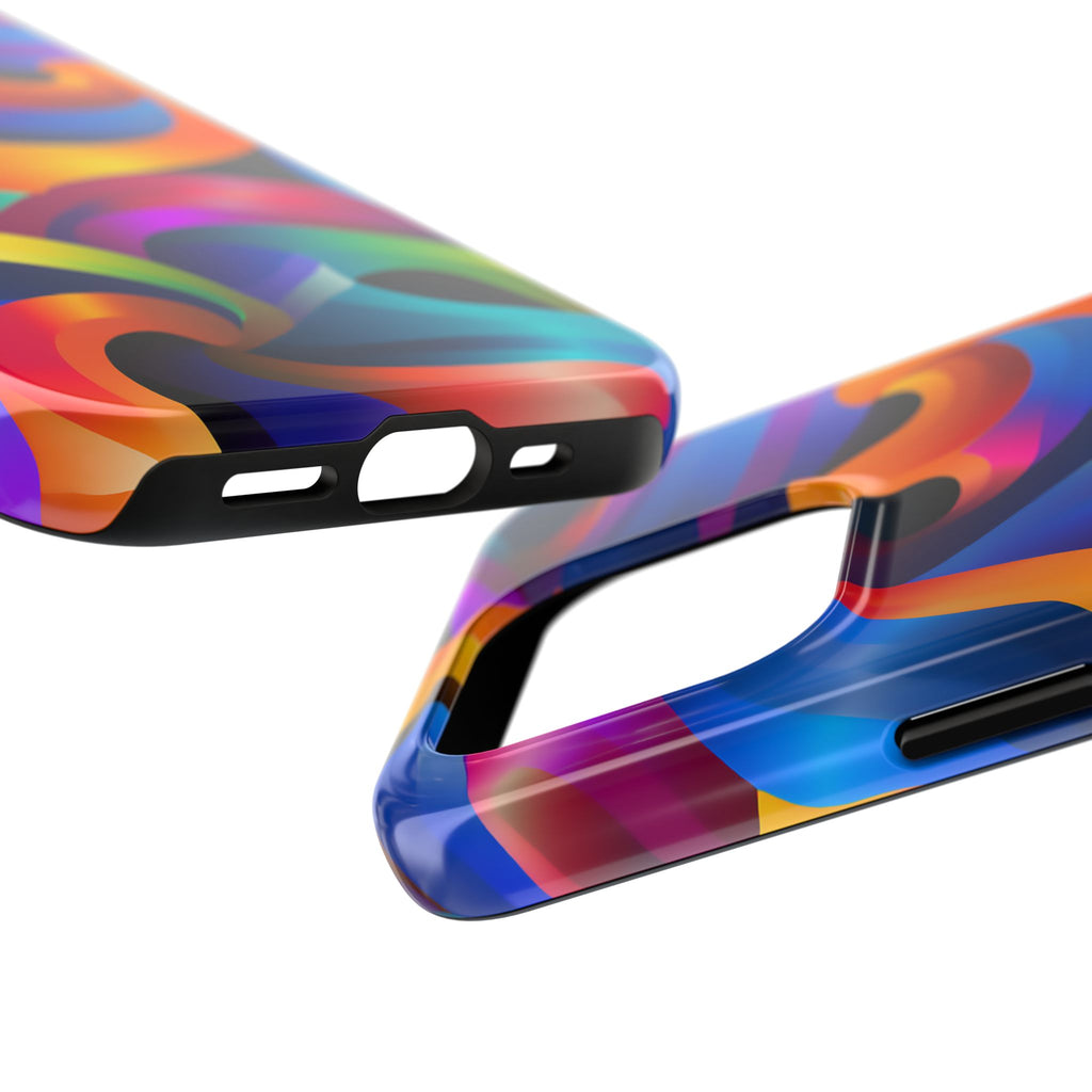 Colorful Waves Phone Case