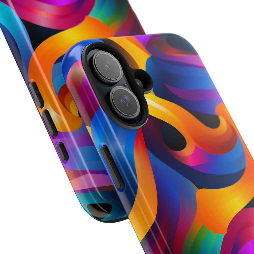 Colorful Waves Phone Case