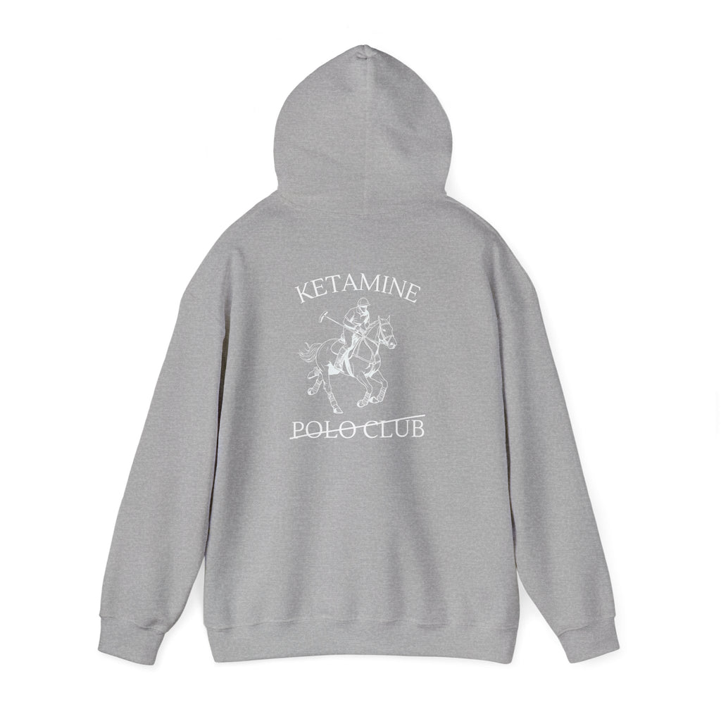 Ketamine Polo Club Hoodie | Dark Skull Rider Graphic