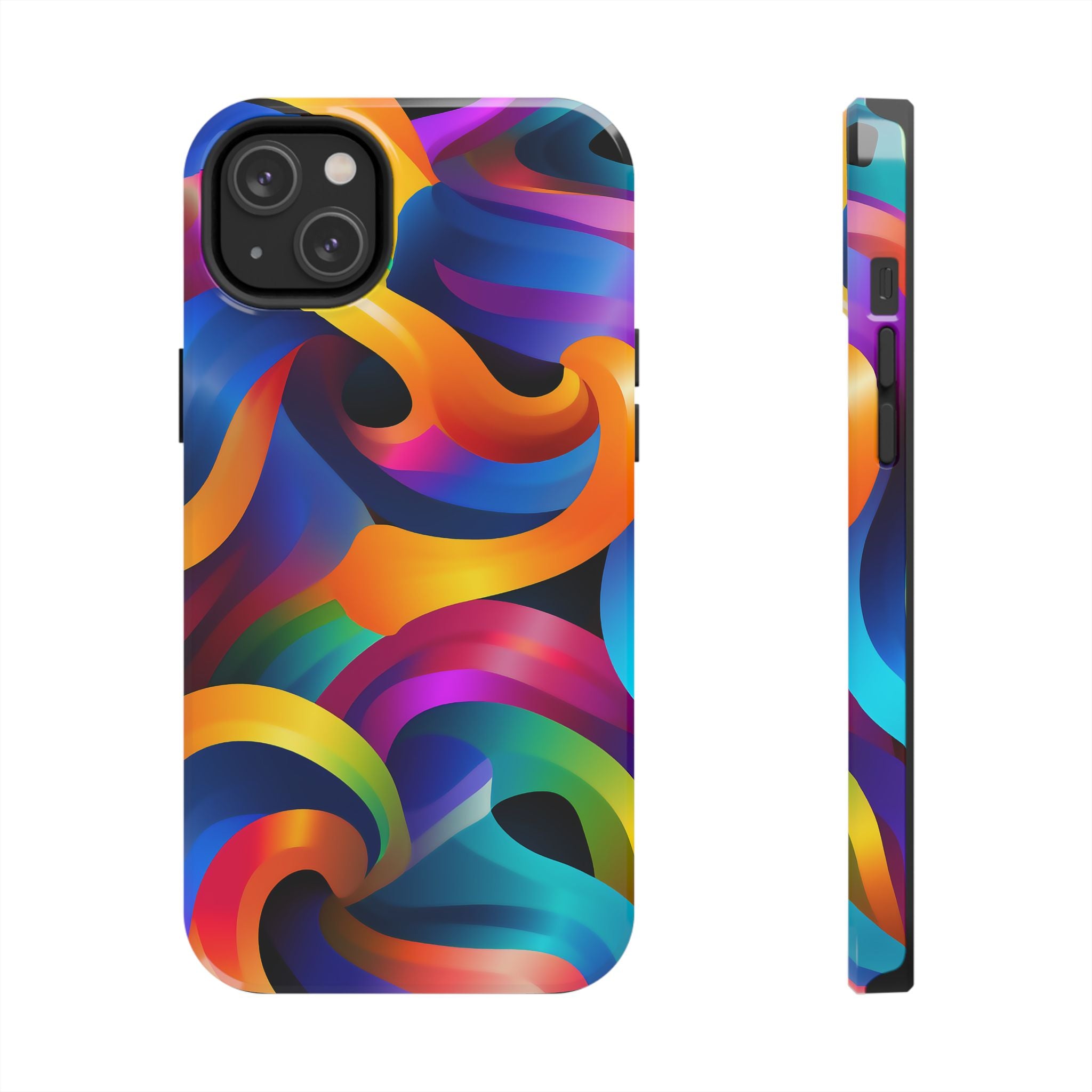 Colorful Waves Phone Case