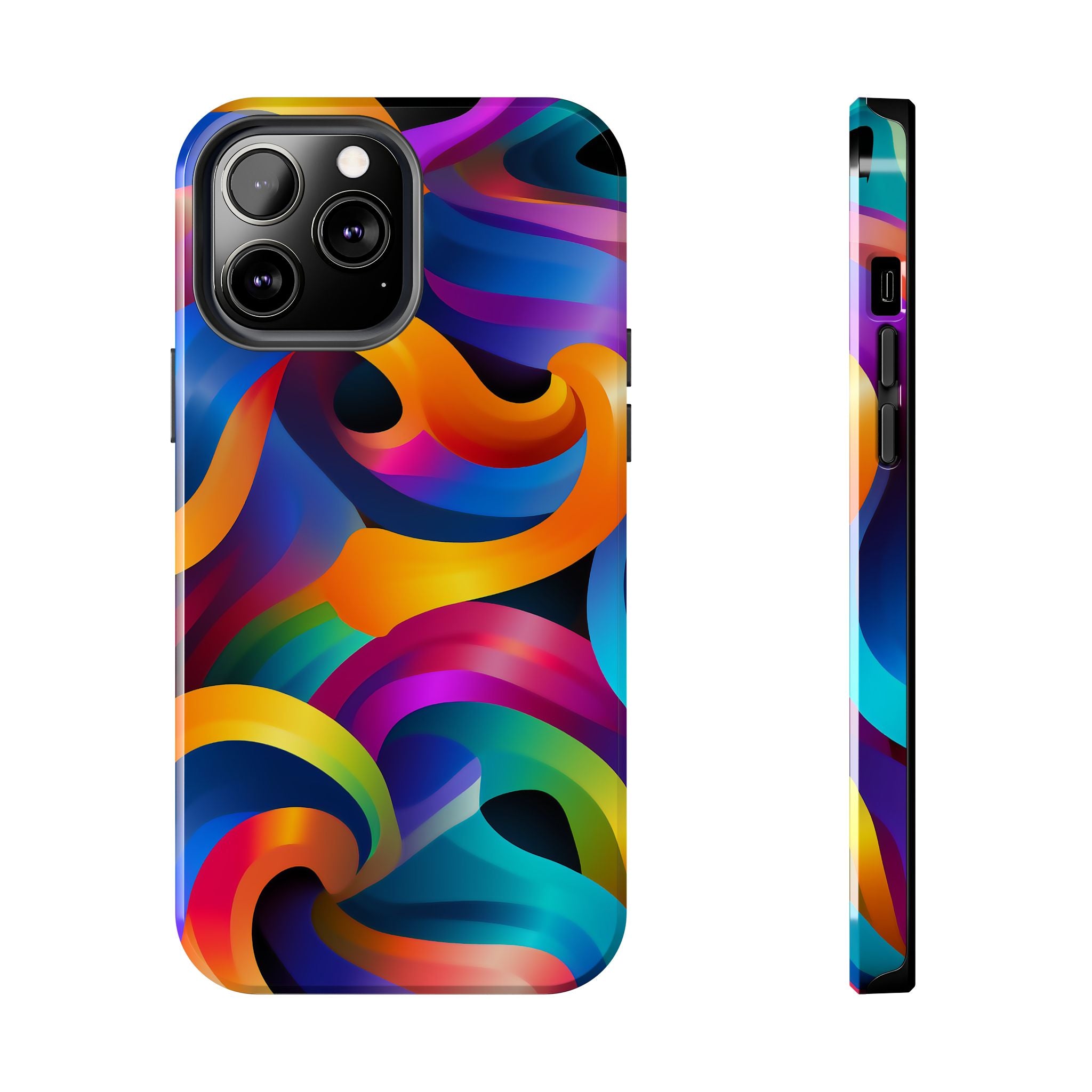 Colorful Waves Phone Case