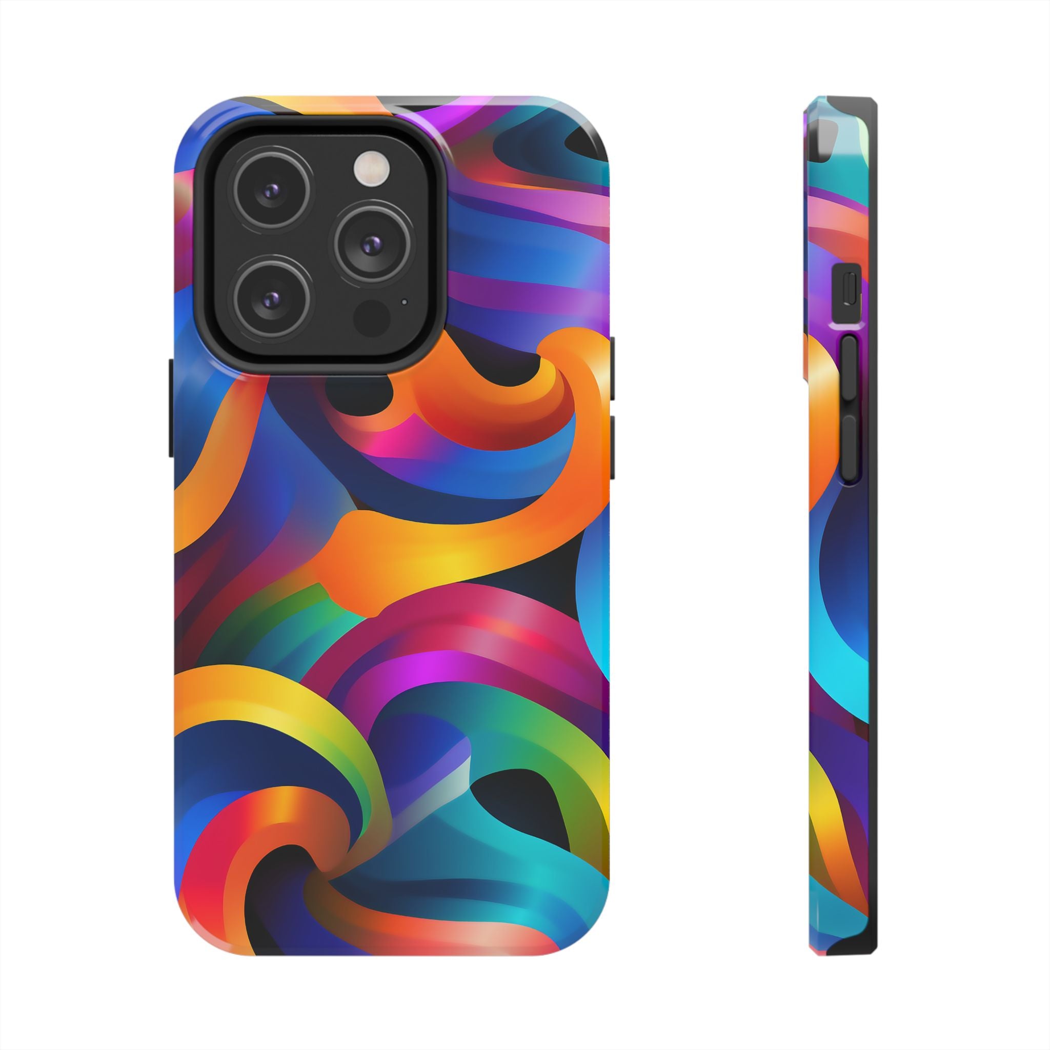 Colorful Waves Phone Case