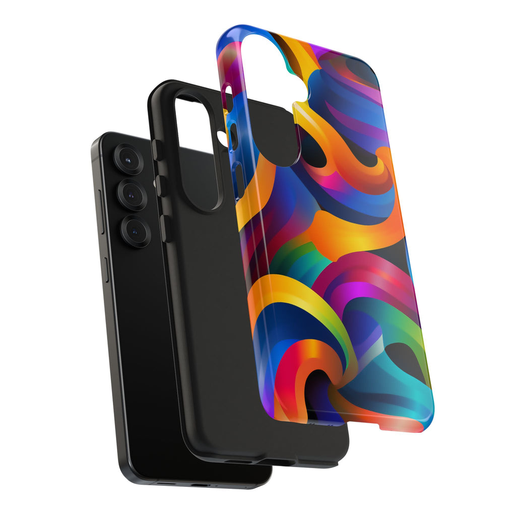 Colorful Waves Phone Case