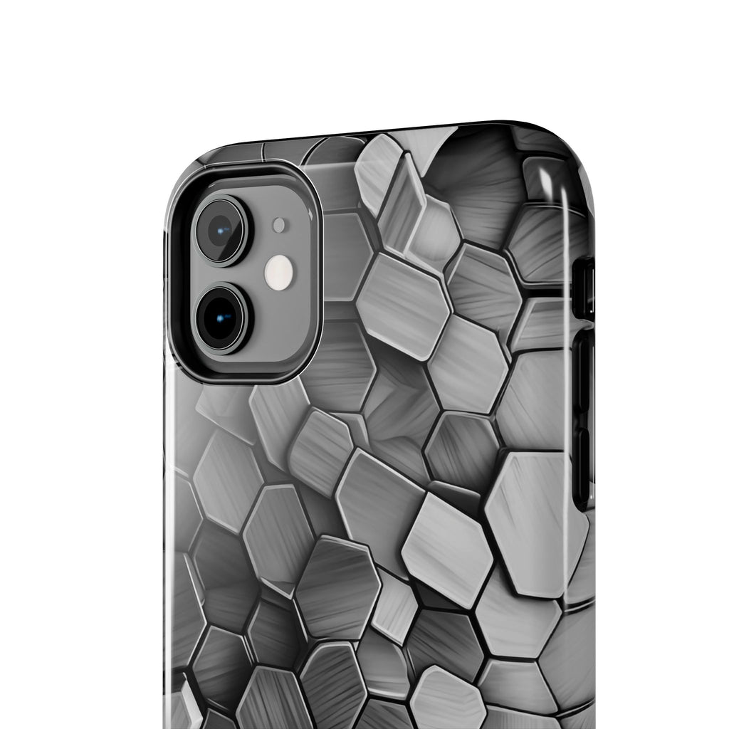 Hexagon BW Phone Case