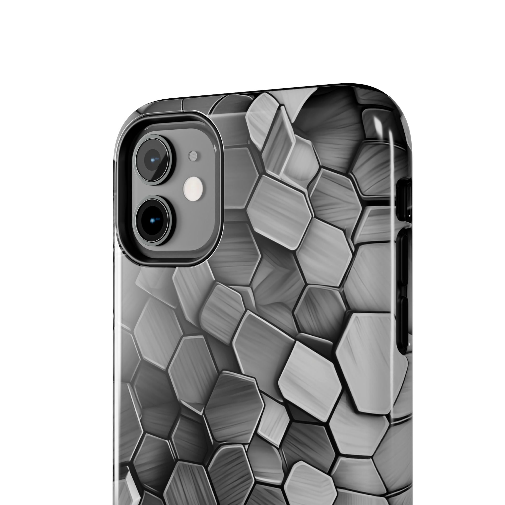 Hexagon BW Phone Case