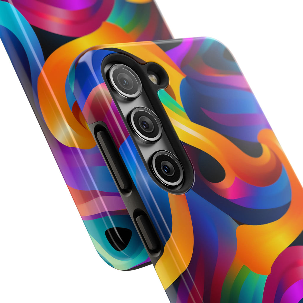 Colorful Waves Phone Case